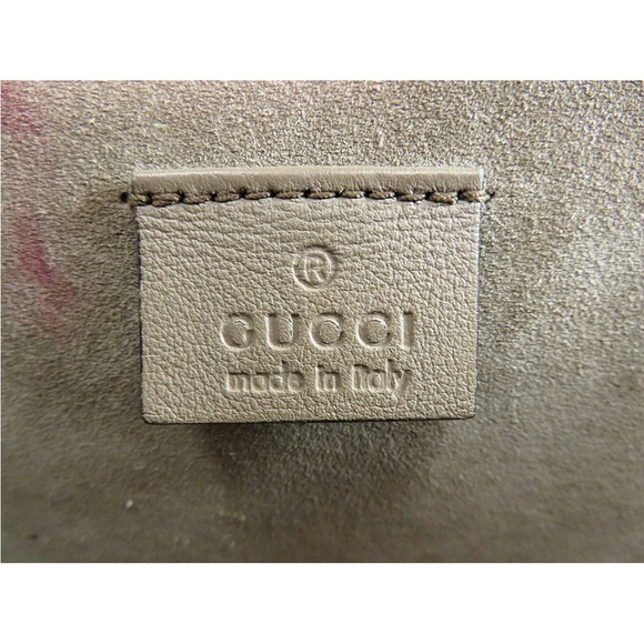 Gucci Beige and Blue Floral Shoulder Bag - Picture 14 of 16